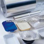 disposable three compartment aluminum foil container with cover