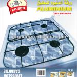 Square Gas Burner Bibs /Covers- Aluminum Foil Stove Mat for Gas
