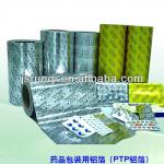 PTP Alu Foil / medical packing aluminium foil for Blister Medical Packing pill blister packs
