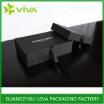 Hot sale manufacturer high end black packaging boxes