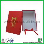 dongguan factory promotional necktie gift box printed custom logo