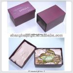 Luxury fancy cardboard paper packaging neck tie box wholesale