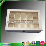Wood tie box pine wood boxes with compartments