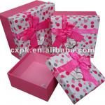 factory directly supply nest square gift box, 3 pcs per set box