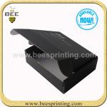 2013 latest design black packaging box printing,black cardboard boxes in China