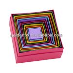 Recyclable paper printing package folding colorful paper box