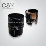 Black elegant travel bow tie box CY-T391