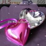 8cm Heart-shaped acrylic cosmetic packaging boxes