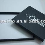 black rigid scarf paper boxes