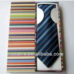 2013 fashion colorful tie paper packaing box