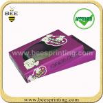 pvc transparent box,purple cardboard box,clear acetate box