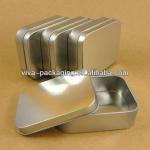 Silver Metal cigarette tin box With Lids