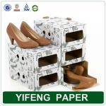 Custom Designer Decorative empty Recycled Cardboard Paper Shoe Boxes Wholesale