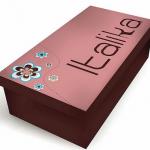 Custom logo printed shoe gift box