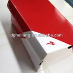 Custom export red shoe box