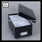 Black Cardboard Shoe Box Wholesale
