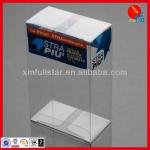Soft crease and auto buttom plastic packaging box