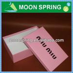 Moonspring cardboard shoe box wholesale