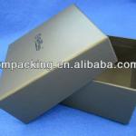Personalized Goldlion brands art paper rigid shoe box
