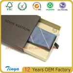 colorful paper necktie box/Tinya paper box