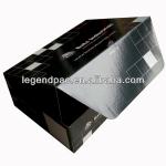 Recycled foldable corrugated cardboard paper shoes box Design