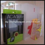 transparent PVC PET soft crease packaging box for electronics