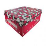 Good quality foldable paper shoe box with matt lamination