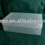 frosted foldable PP Shoe box