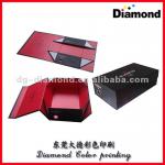 High quality black foldable shoe gift box