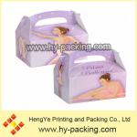 Custom gable box for toe shoe, toe shoe packaging box, small gable box
