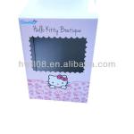 Customized paper gift packaging box with window