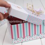 Fancy stylish custom baby shoe box