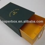 decorating gift boxes green cardboard drawer box for shoes packaging