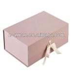 Paper Printing Box for packing shoes with ribbon