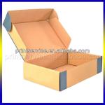 Corrugated plain mail box for shipping
