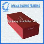 Folding paperboard shoe boxes