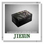 2013 hot attractive custom black shoe boxes