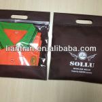 LN6010 2013 new design non woven packaging bag for clothes with zipper made in guangzhou