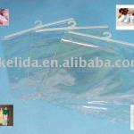 PVC plastic bag with hook for packing