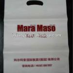 2013 promotional custom printed die cut handle plastic bag