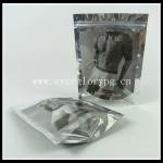 Antistatic Material Stand Up Ziplock Packing Plastic Bag for Clothes