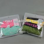 PVC plastic underwear zipper bag