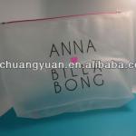 hotsale printed eva bag with zip closure for garments package