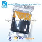 custom printed plastic clothing industry packaging with zip