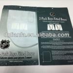 plastic bag with clear window packaging bag boys fitted boxer plastic bag