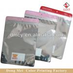 front clear back foil custom bags for packing underwear