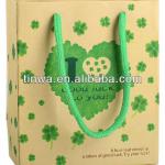 kraft paper gift bag with handle