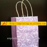 popular paper bag with logo print made kraft paper