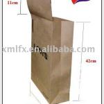 environmental friendly printed brown kraft paper bag