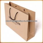 printed eco-kraft paper bag cheap shopping paper bag apparel paper bag